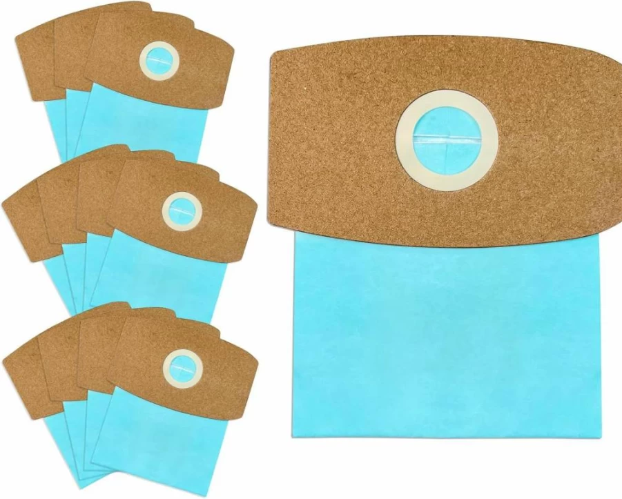 12 Pack Kerneed Type S Vacuum Bags Compatible with Riccar Supraquik, Simplicity SS-6, Sport S100 Canister Vacuum Cleaners - Replaces RSQ1, RSQ-6, SS-6 Parts