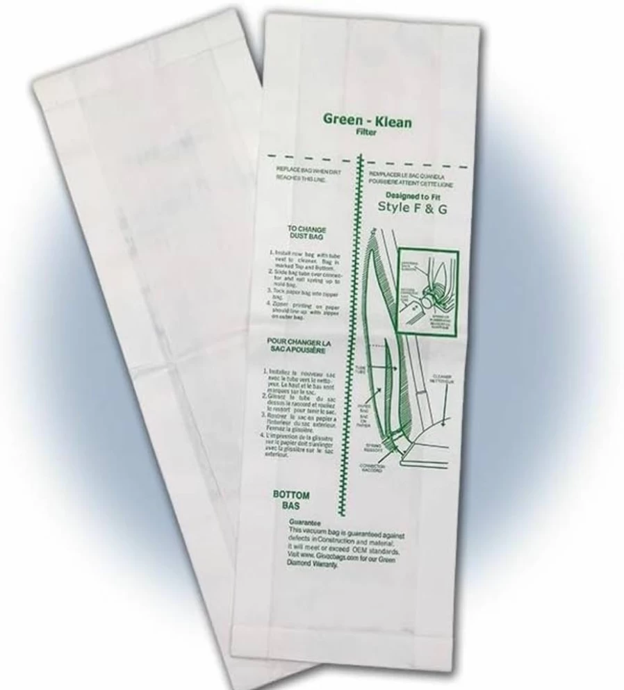 TTS Products 10-Pack Vacuum Cleaner Bags Compatible with Eureka 200, 600, 1400, 1900, 2000, 4000, 5000 Series - OEM Numbers 52320A, 52356, 54924A, 57695A, 63250 Included